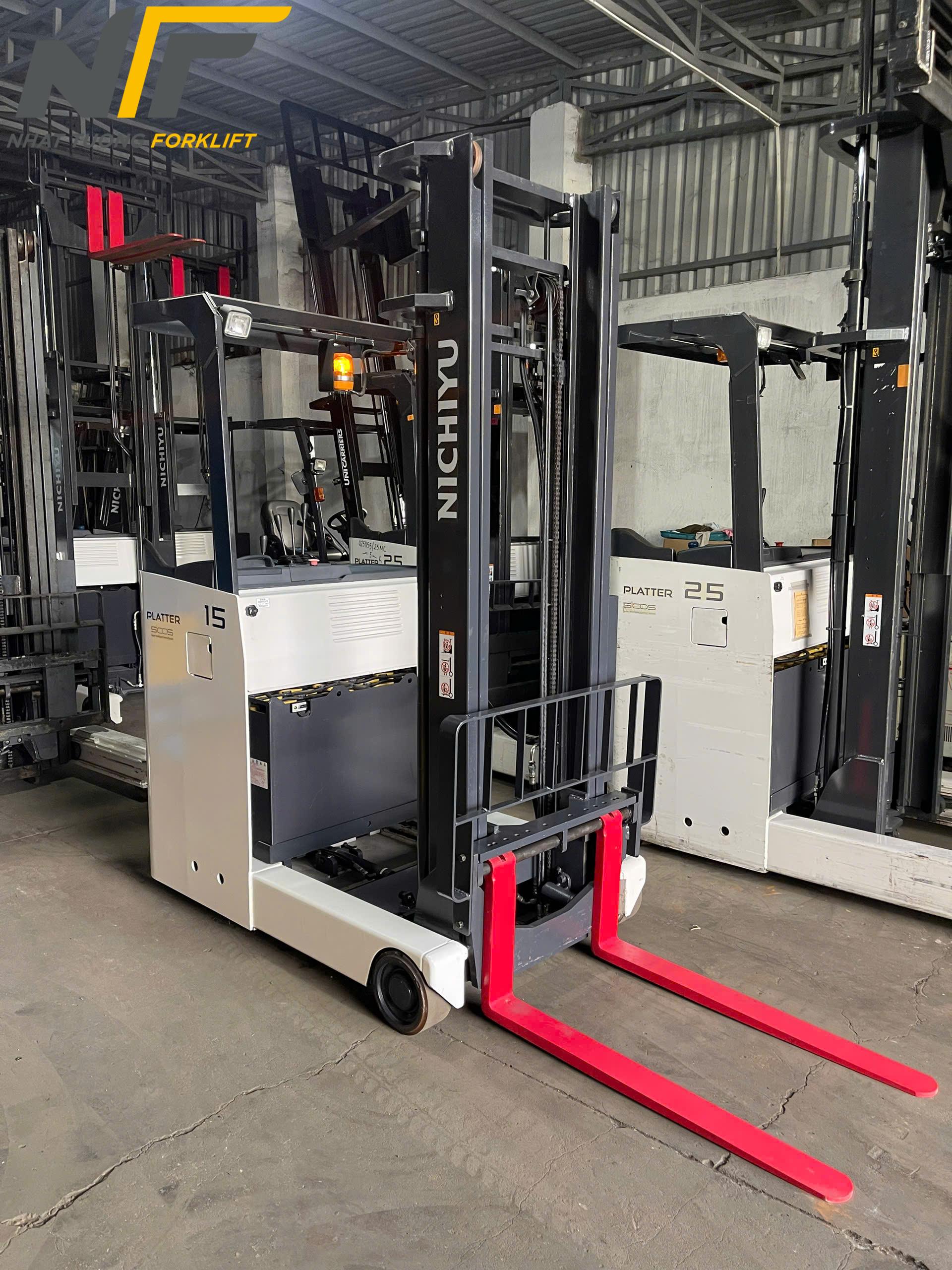 Xe nâng điện đứng lái có thể nâng cao bao nhiêu mét?